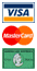 Visa, MasterCard and American Express accepted